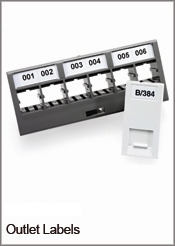 Outlet Labels- Adhesive and Non-Adhesive